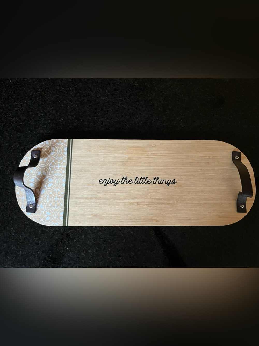 Enjoy the Little Things Serving Board/ Decorative Board - Natural